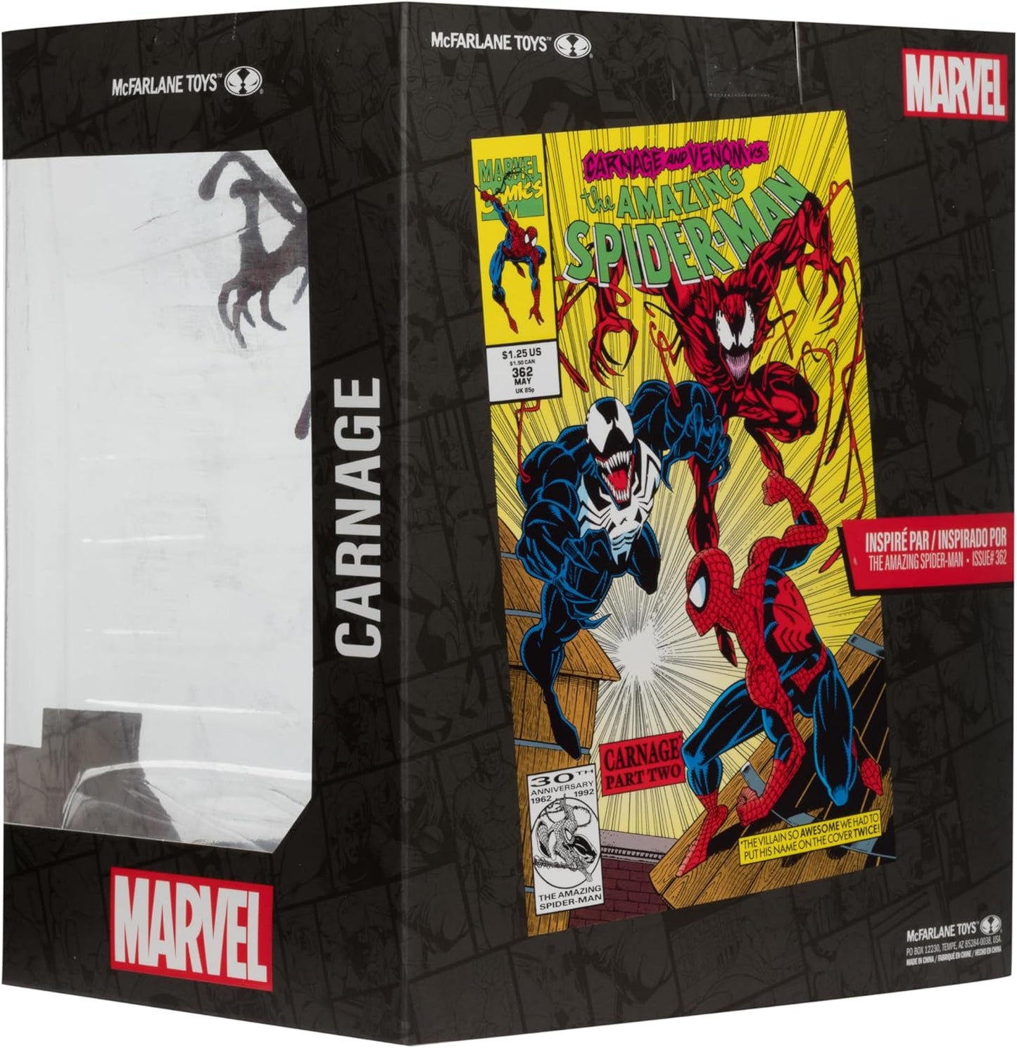 McFarlane Toys Marvel Carnage Scale Collectible w/ Scene (The Amazing Spider-Man )