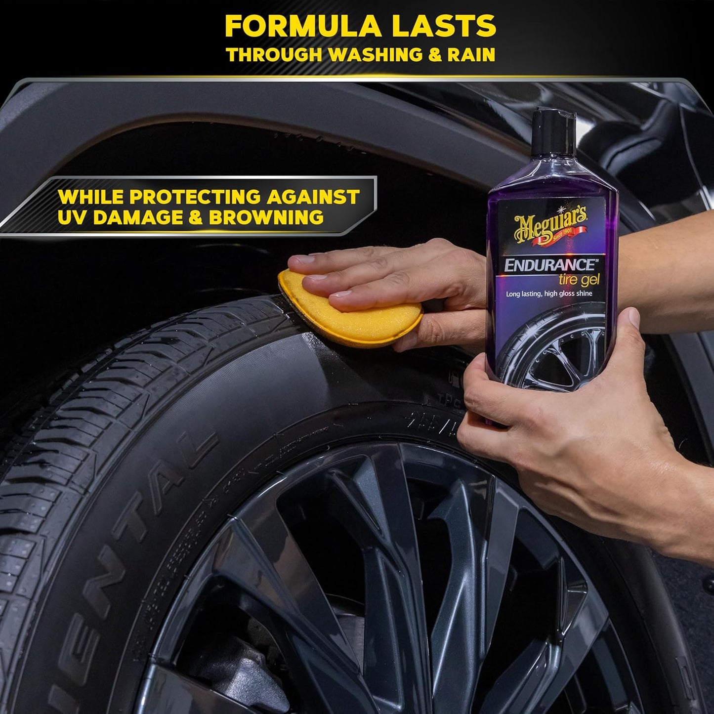 Meguiar's Endurance Premium Bandengel vir 'n Blywende Glans - 473 ml Bottel (PERS)