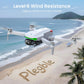 Drone w/ EIS 4K Camera, GPS Drone 5.0" Screen on Controller, 10KM Long Range, AI Track & Orbit Mode - Lightweight (Foldable)