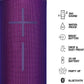 Ultimate Ears Boom 3 Wireless Portable Bluetooth Speaker - Ultraviolet Purple (Renewed)