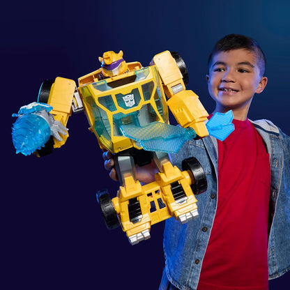 Transformers Toys CYBERWORLD Bumblebee Power Spark Energon Surge, Lights and Sounds (6+)