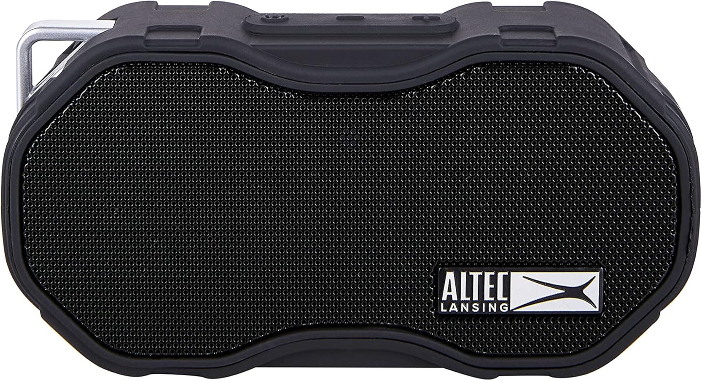 Altec Lansing Baby Boom XL - Waterdigte Bluetooth-luidspreker, draadloos en draagbaar vir reis en buitegebruik, diep bas en harde klank, 1 Pak, Swart