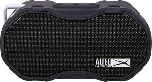 Altec Lansing Baby Boom XL - Waterdigte Bluetooth-luidspreker, draadloos en draagbaar vir reis en buitegebruik, diep bas en harde klank, 1 Pak, Swart