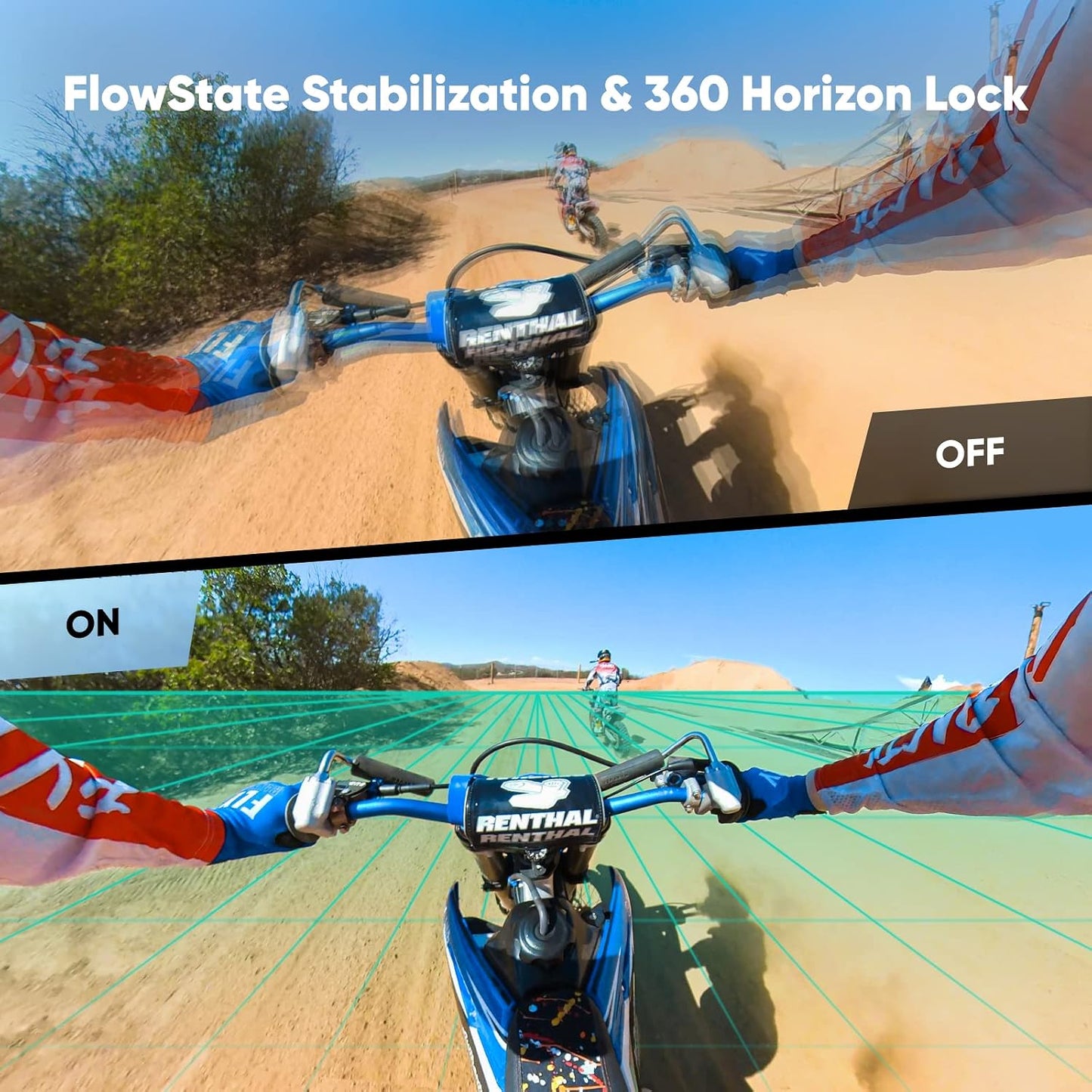 Insta360 X3 Motorcycle Bundle - Waterproof 360 Camera with 1/2" 48MP Sensors, 5.7K 360 Active HDR Video, 72MP 360 Photo, 4K Single-Lens, 60fps Me Mode, Stabilization