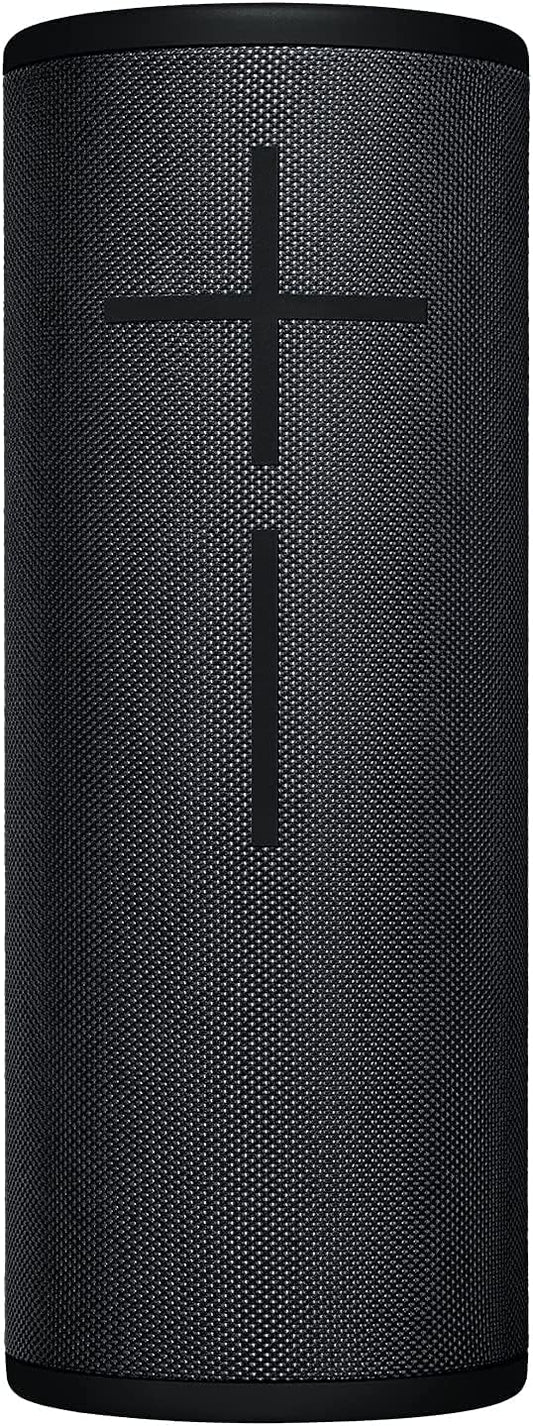 Ultimate Ears MEGABOOM 3 Draagbare Koordlose Bluetooth-luidspreker (Kragtige Klank + Dreunende Bas, Bluetooth, Magiese Knoppie, Waterdig, Battery 20 Uur) - Nagswart, Groot