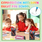 60 Pcs Mini Composition Notebooks and Retractable Ballpoint Pens, 3. 3" x 4.5" Small Note Pad Journal and Metal Ballpoint Pens with Stylus Tip for Students School College Office Supplies