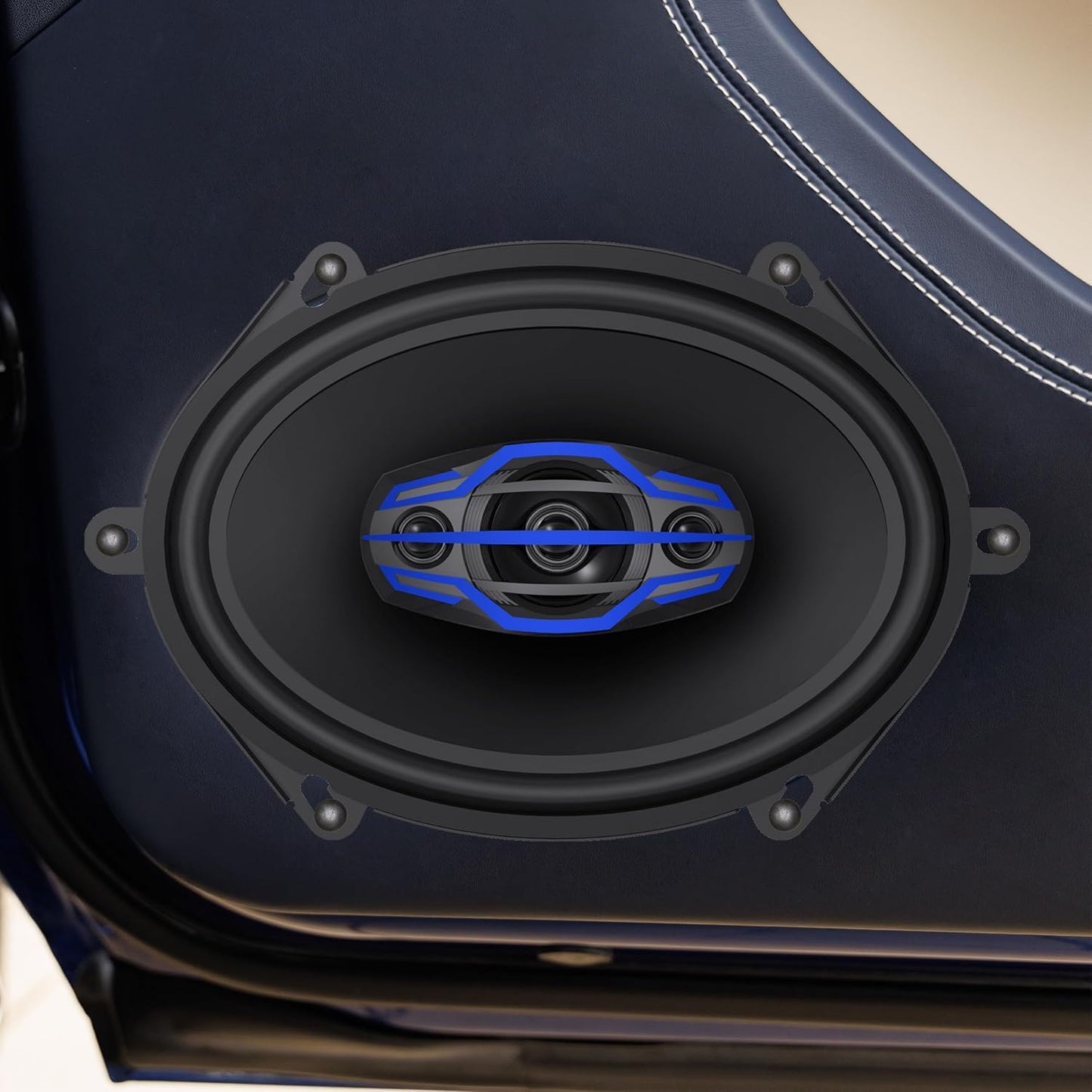JS-Series JS6804 High Performance 4-Way 5x7/6x8 inch Car Audio Speakers 320 Watts Peak Power - PAIR