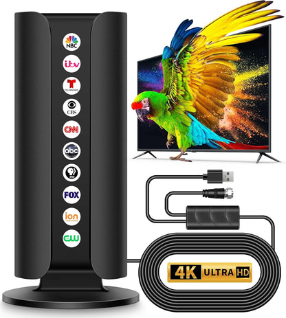 2026 TV-antenna vir Smart TV, 5000+ myl reikafstand sterkste digitale HD TV-antenna