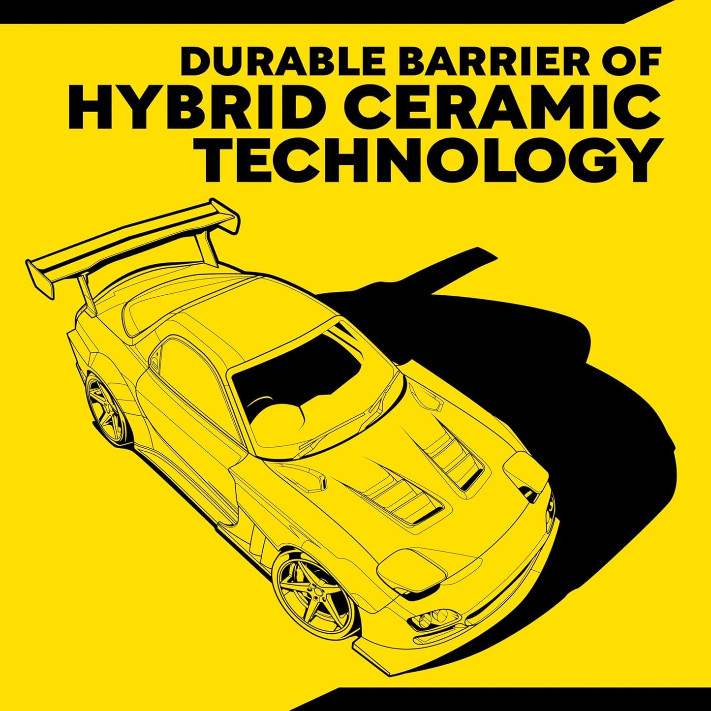 Meguiar's Hybrid Ceramic Spray Wax vir Motordetails met Uitstekende Beskermende Krag van Gevorderde SiO2 Hibridiese Versperring - (768 ml)