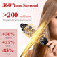 Ionic Thermal Brush, 1.5 Inch Heated Round Brush for Blowout, 30s Fast Heating Curling Brushes with 9 Temp Settings, Dual Voltage Travel Hair Styling Tool, Not Blow Dryer