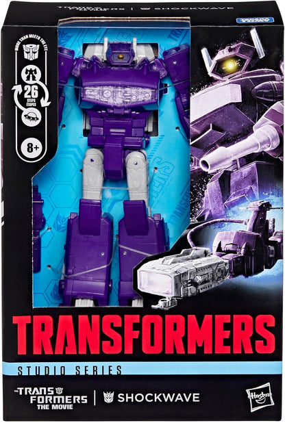 Transformers Studio Series The The Movie Shockwave Voyager Class 6.5-Inch Converting Action Figure, Robot Toys for Ages 8+