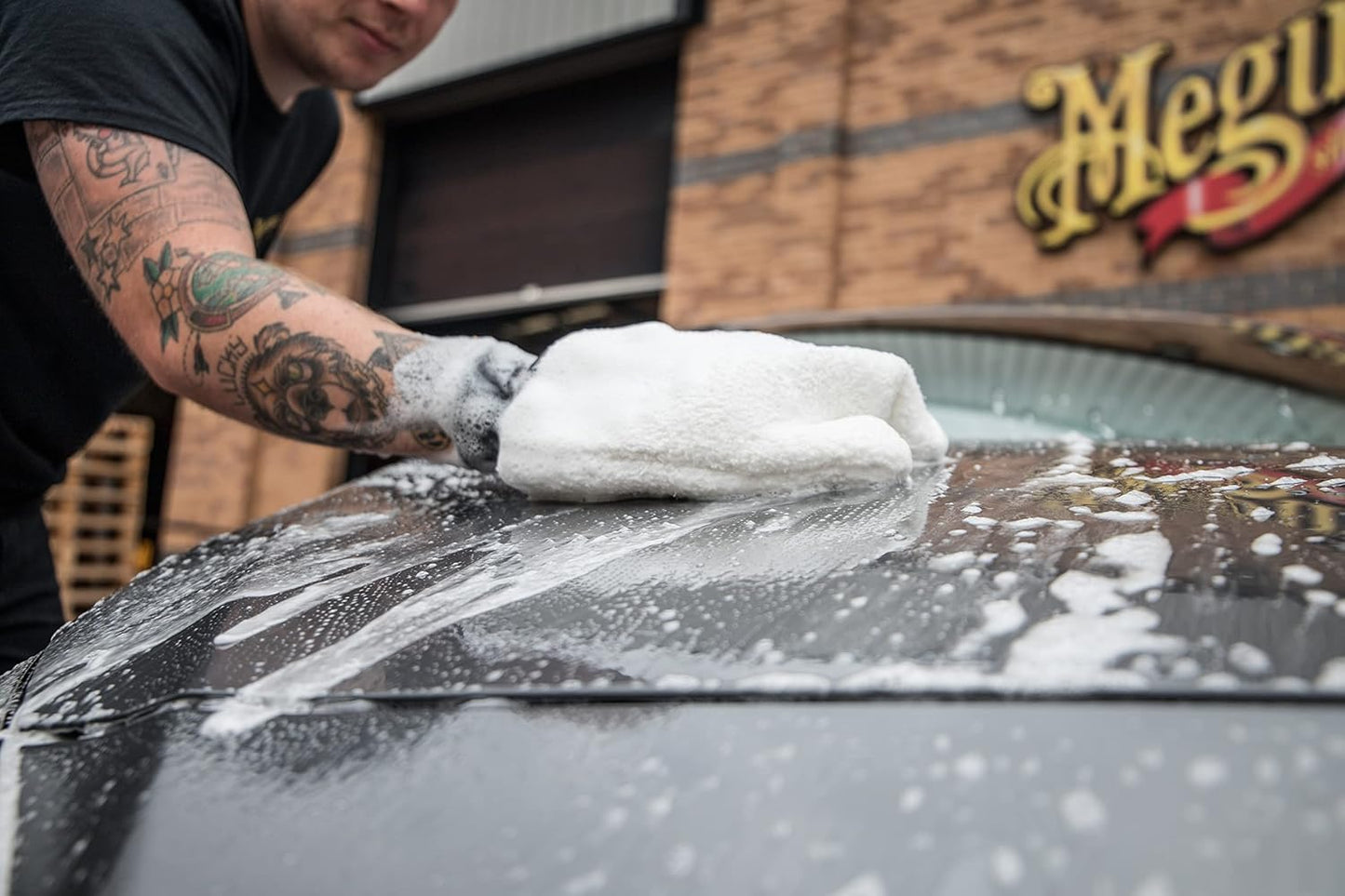 Meguiar's Microvesel Waslap, Super-Dik, Herbruikbare Was vir Uiters Afwerking - 1 Pak