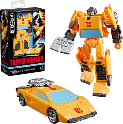 Transformers Studio Series The The Movie Sunstreaker Deluxe Class 4.5-Inch Converting Action Figure, Robot Toys (Ages 8+)