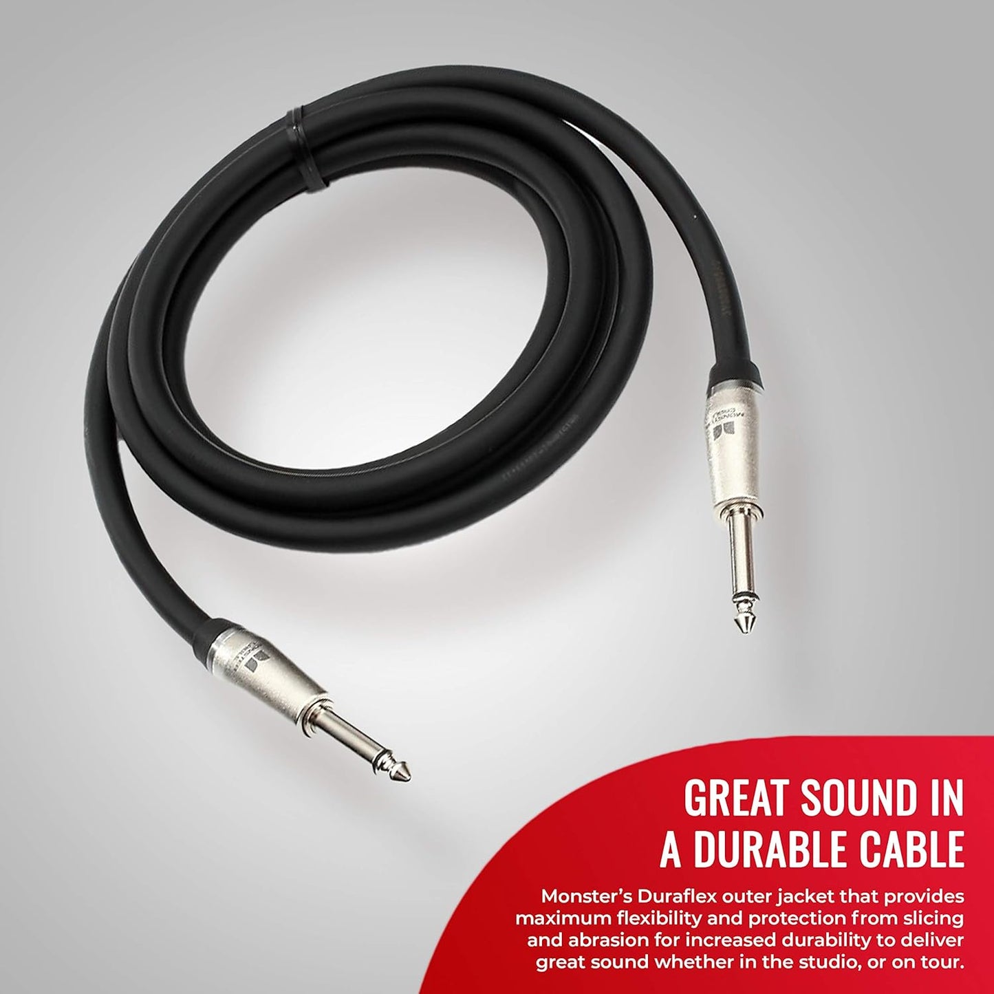 Monster Prolink Performer 600 Speaker Cable: 12 ft, Straight 1/4 Plugs