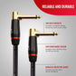 Monster Prolink Bass 8" Right Angle Instrument Cable (MBASS2-0.75DAWW)