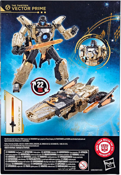 Transformers Age of the Primes The Thirteen Vector Prime, Voyager Class 7-Inch Converting Action Figure, Robot Toys for Ages 8+