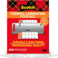 Scotch Thermal Laminating Pouches, 200 Count, Clear, 3 mil., Ideal Office or School Supplies, Fits Letter Sized Paper (8.9 in. × 11.4 in.)