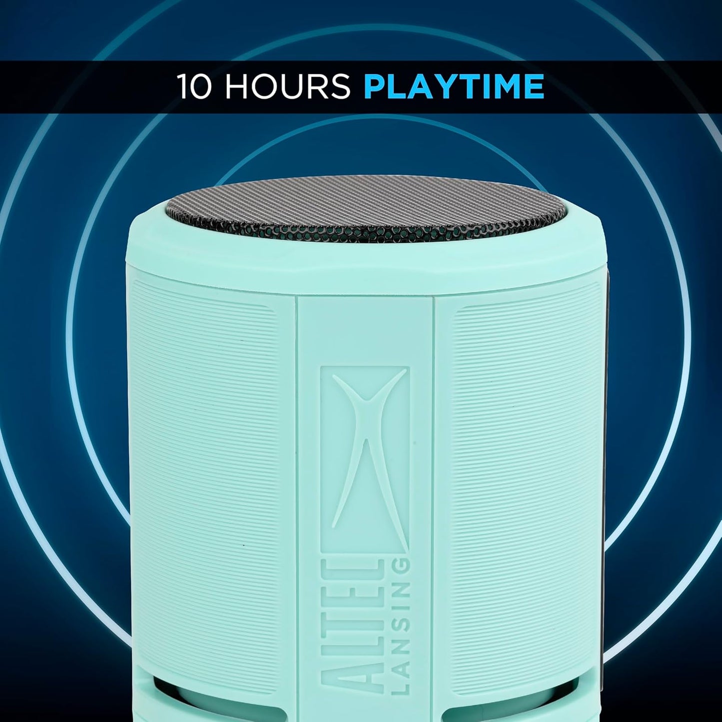 Altec Lansing HydraOrbit - Waterdigte Bluetooth-luidspreker, Liggewig en Draagbare Luidspreker vir Reis en Buiteluggebruik, Munt