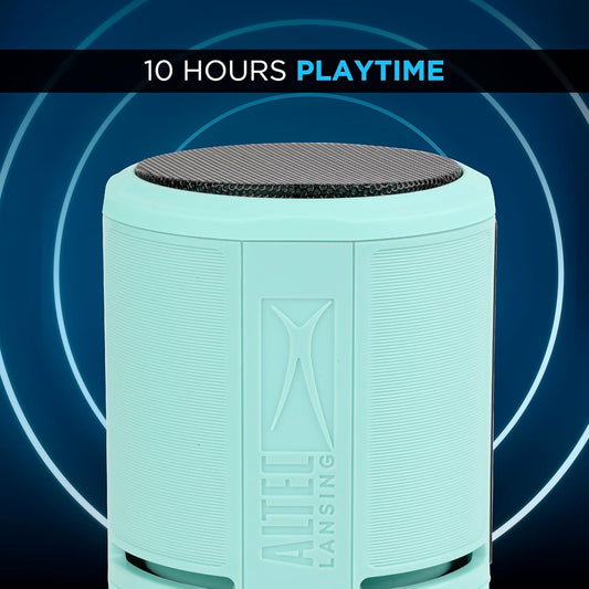 Altec Lansing HydraOrbit - Waterdigte Bluetooth-luidspreker, Liggewig en Draagbare Luidspreker vir Reis en Buiteluggebruik, Munt