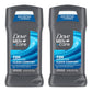 DOVE MEN CARE Antiperspirant Deodorant Stick Clean Comfort 2-Hour Sweat & Odor Protection - (Twin Pack)