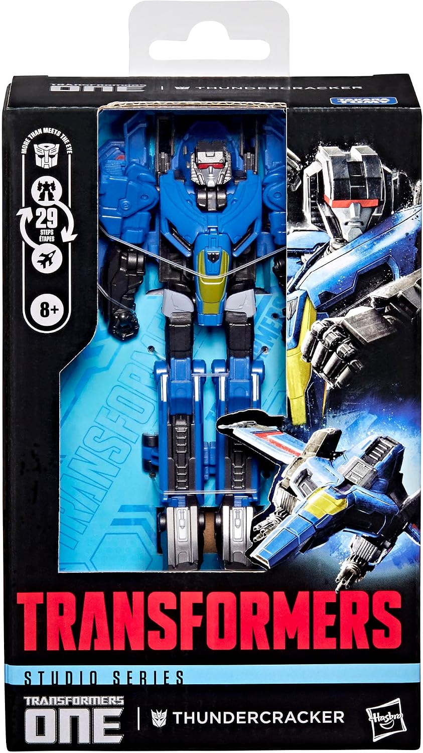 Transformers Studio Series ONE Thundercracker, Deluxe Class 5.25-Inch Converting Action Figure, Robot Toys for Ages 8+