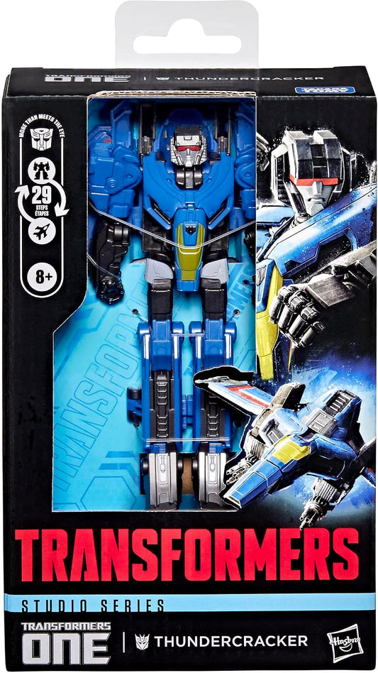 Transformers Studio Series ONE Thundercracker, Deluxe Class 5.25-Inch Converting Action Figure, Robot Toys for Ages 8+