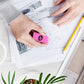 100‑Pack Pink Pencil Erasers – Large Latex‑Free Bulk Erasers for Kids, School, Classroom & Office – Smudge‑Free, Durable, Non‑Toxic