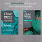 DOVE MEN Plant-Based with Eucalyptus and Moisture 5oz  (pack of 4)