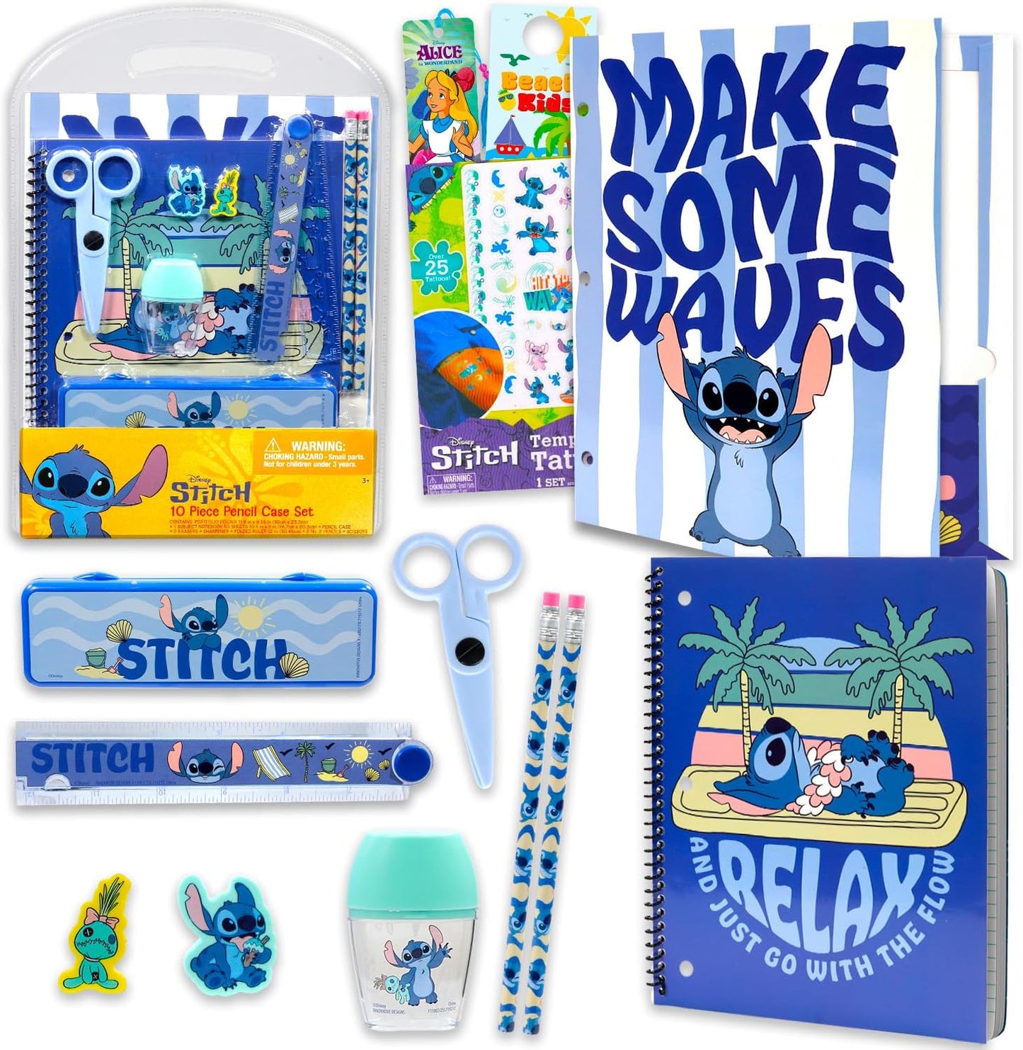 Lilo & Stitch School Supplies Set - Bundle with Disney Stitch Classroom Back to School Supplies