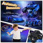 V991 Transform Remote Control Big Size, 2 Rechargeable Batteries for 70Min, 2.4GHz Gesture Sensing, One-Key Deformation, Robot Toys - (Blue)