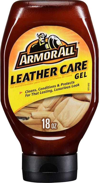 Armor All Car Leather Conditioner Gel, Binneshuise Skoonmaker vir Motors, Vragmotors en Motorfietse (18 Fl Oz)