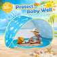 Beach Tent Ocean Pop Up Portable Shade Pool UPF50+ UV Protection Sun Shelter for Infant with Easy Set Up Canopy