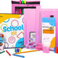 Back to School Supplies for Kids, Pink School Supply Box Premium Quality Kids School Supplies Kit, Kindergarten School Supplies for Girls and Boys, 71 Piece Set