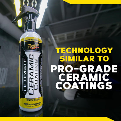 Meguiar's Ultimate Ceramic Coating - Ultra-Duursame, Vooraanstaande Keramiekbeskerming - (236ml) Spuit