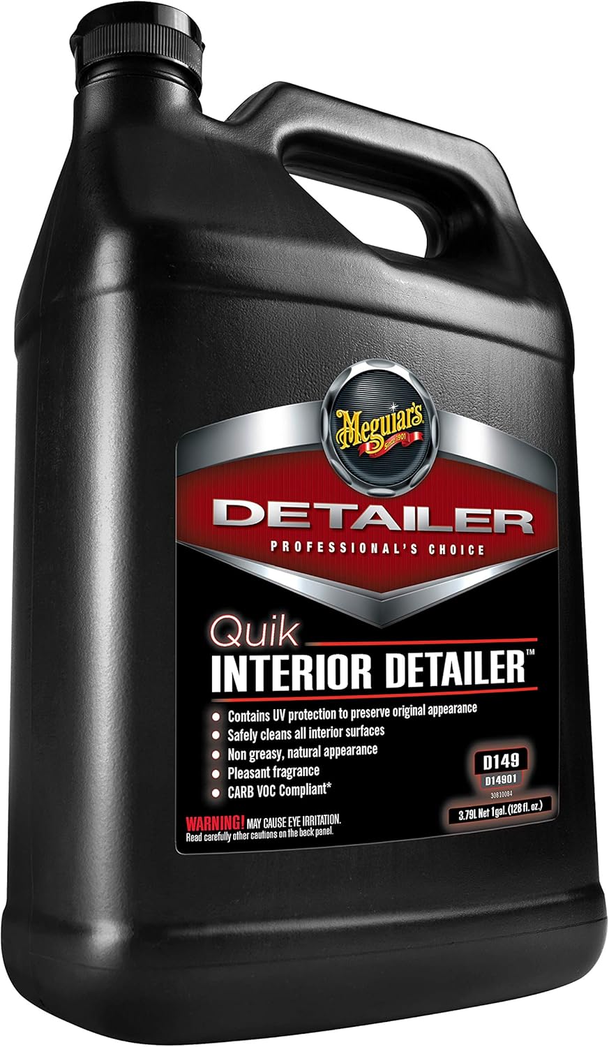 Meguiar's Detailer Quik Interior Detailer (3.79L) maak alle binne-oppervlakke veilig skoon