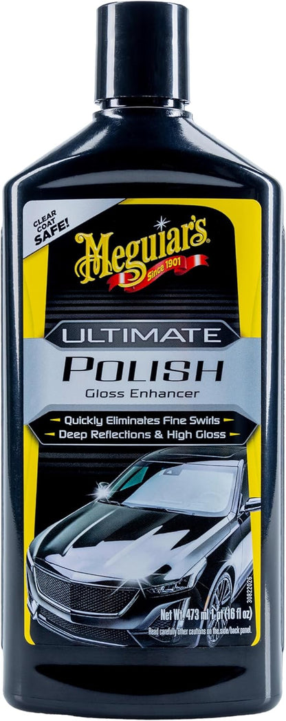 Meguiar's Ultimate Hoëglans Pools Motorblink – Verwyder Ligte Kolle Permanent w/ Hoëglans Skynsel (16 Oz)