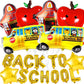 20Pcs Back to School Welcome School Bus Foils Balloons - Party Decoration