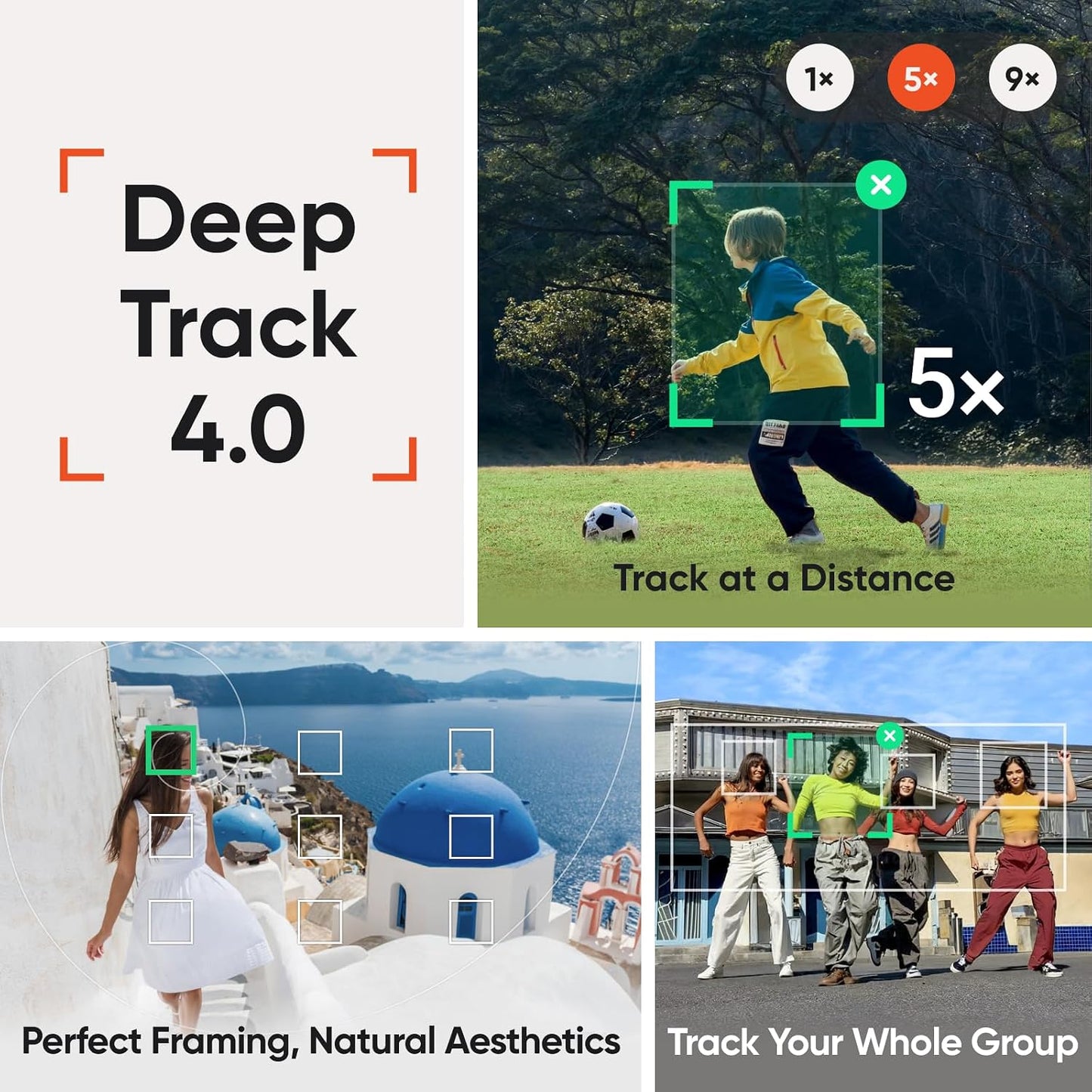 Insta360 Flow 2 Pro Vlog Bundle White - Foldable AI Phone Gimbal, Track in 200+ Apps with Apple DockKit, 360º Pan Tracking, Built-in Tripod/Selfie Stick, Remote Control, Spotlight/Backpack Mount