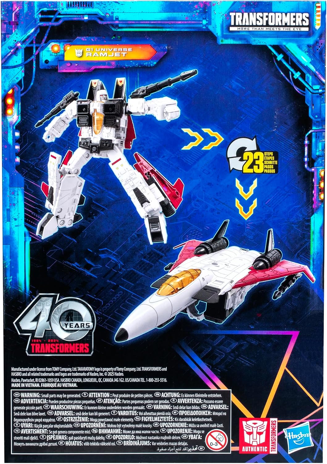 Transformers Legacy United Voyager Class G1 Universe Ramjet, 7-inch Converting Action Figure, for Boys and Girls - (Ages 8+)