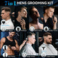 Beard Trimmer for Men, IPX7 Waterproof Electric Shaver Razor, Hair Trimmer for Nose, Body, Face and Mustache, Cordless Hair Clipper Grooming Kit, Gifts for Men