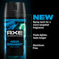 AXE Fine Fragrance Collection Body Spray Aqua Bergamot 72 Hour Freshness Aluminum Free - 2.9 oz (Pack of 3