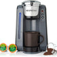Mixpresso Single Serve K-Cup Coffee Maker With 4 Brew Sizes for 1.0 & 2.0 K-Cup Pods, Removable 45oz Water Tank, Quick Brewing with Auto Shut-Off, Rapid Brew Technology Gray Coffee Maker