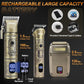 Beard Trimmer, Hair Clippers Mens Shaver Electric Razor, Hair Trimmer for Men Cordless Barber Clippers and Trimmers Set, Hair Cutting Kit for Men Grooming Gifts