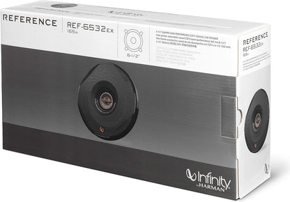 Infinity REF Series Shallow-Mount 6-1/2 Inch Coaxial Car Speakers