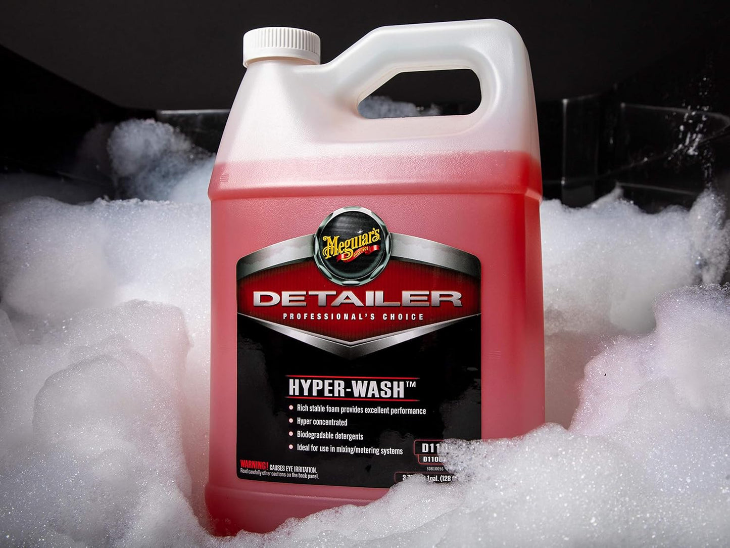 Meguiar's Hyper Wash Skuimende Karwas Lig Vuilheid Op en Laat 'n Ryk Glans – 1 Gallon (Verpakking Kan Verskil)