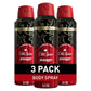 Old Spice Aluminum Free Body Spray for Men, 24/7 Odor Protection, Cologne Quality Scent, Swagger w/ Cedarwood Scent (Pack of 3)