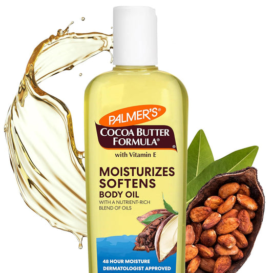 Palmer's Cocoa Butter Moisturizing Body Oil w/ Vitamin E, Radiant Looking Glow and Skin Hydration - 8.5oz (Pack of 2)