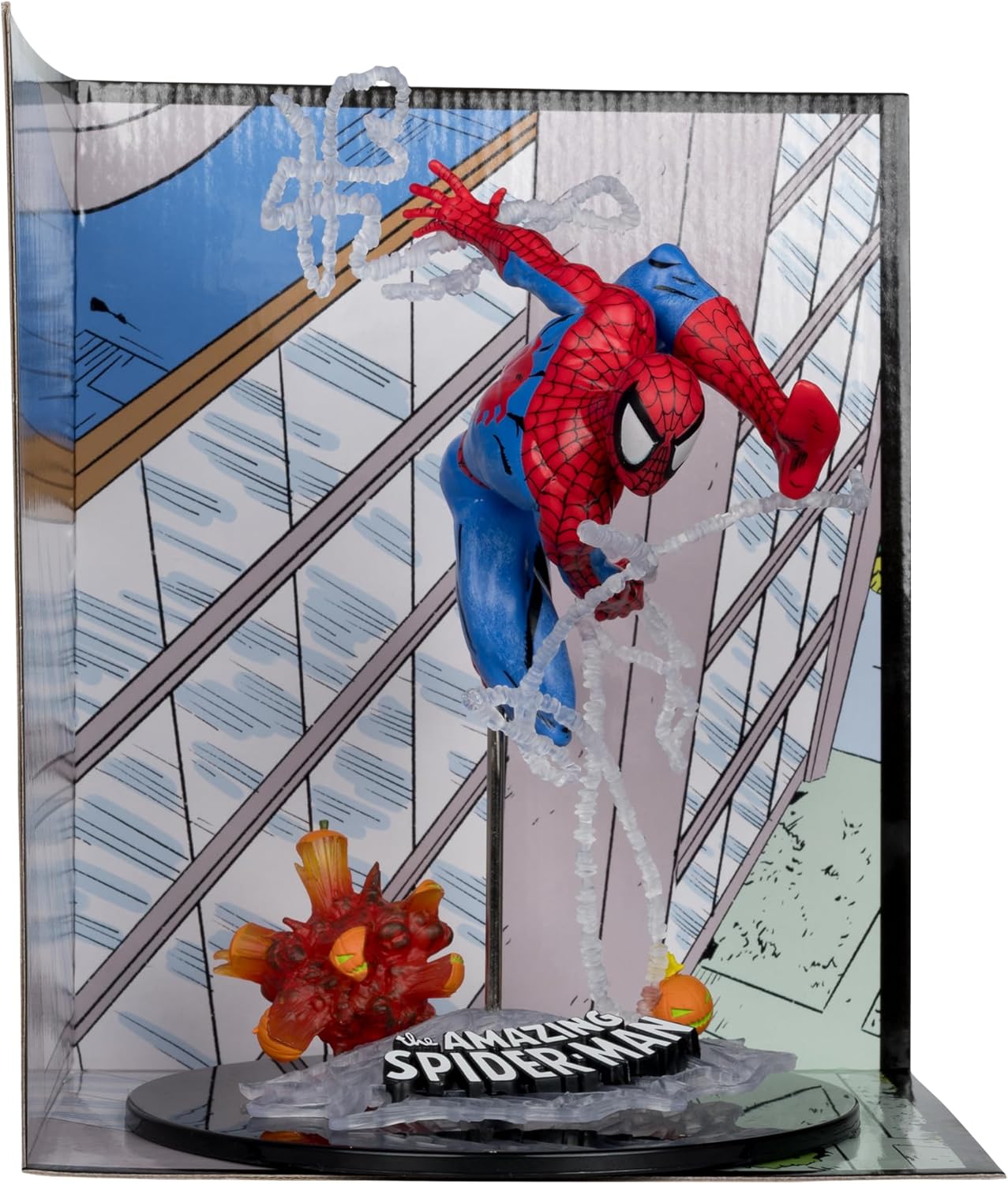 McFarlane Toys - Marvel Spider-Man Scale Collectible with Scene (The Amazing Spider-Man )