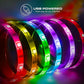 Monster Smart RGB+IC LED Strip Lights 10ft – Sound Reactive Strip Lights for Bedroom, App & Voice Control, RGB Light Strip for Room, Alexa Google Home, Razer Chroma Sync - 90 RGB+IC LED Lights