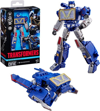 Transformers Studio Series Soundwave, ONE Deluxe Class 5-Inch Converting Action Figure, Robot Toys (8+)